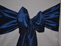 Taffeta Wedding Chair Sashes